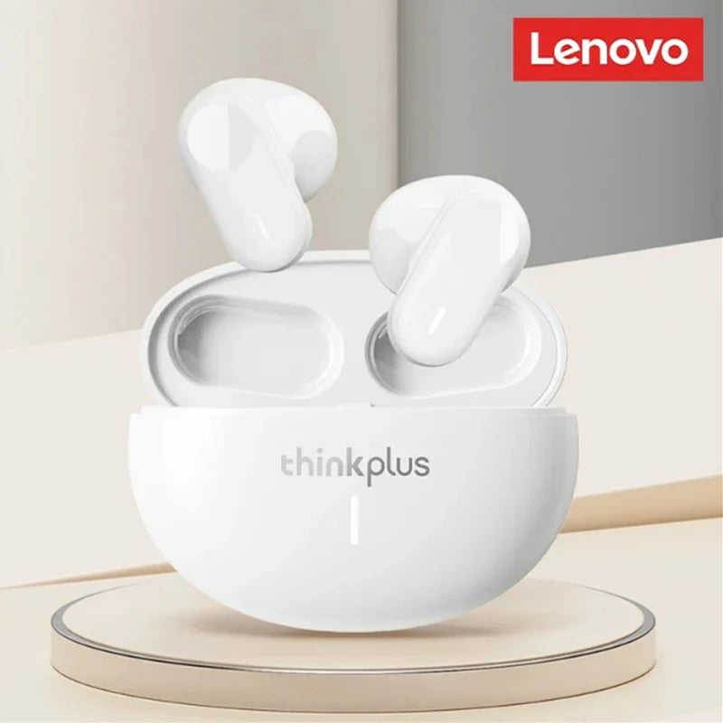 Lenovo LP19 TWS Wireless Earbuds – Bluetooth 5.1, HiFi Surround Sound, Dual HD Mic, Sport In-Ear
