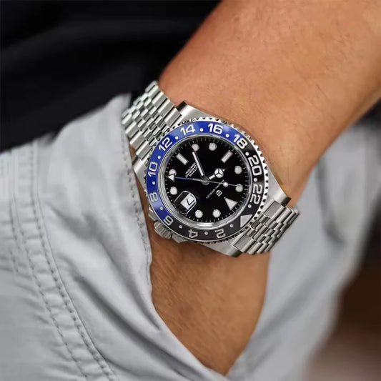 Pagani Design PD-1662 Men’s GMT Mechanical Watch – 40mm Sports, Sapphire Crystal, 100M Water Resistant