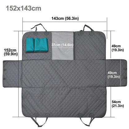 PETRAVEL-funda para asiento de coche para perros, impermeable, para viaje, hamaca, Protector de asiento trasero, estera, portador de seguridad para perros