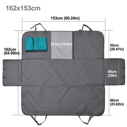 PETRAVEL-funda para asiento de coche para perros, impermeable, para viaje, hamaca, Protector de asiento trasero, estera, portador de seguridad para perros