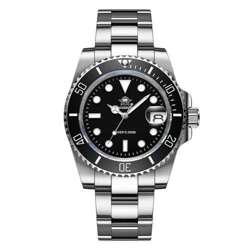 ADDIESDIVE Men’s Quartz Watch – Business & Sport, Waterproof, Stainless Steel
