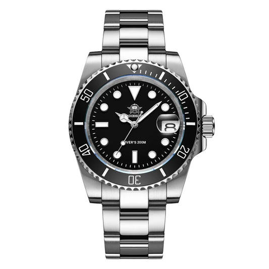ADDIESDIVE Men’s Quartz Watch – Business & Sport, Waterproof, Stainless Steel