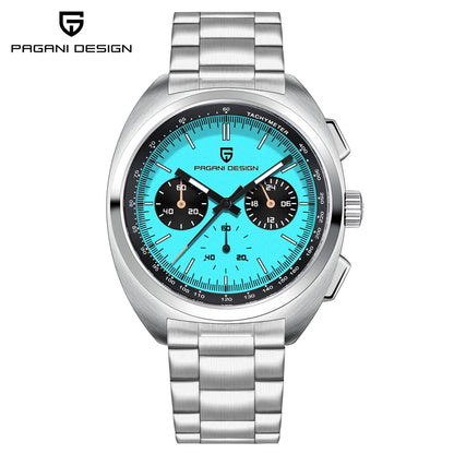 Pagani Design Men’s Quartz Chronograph Watch – Japan VK63 Movement, Sapphire Crystal, 100M Water Resistant