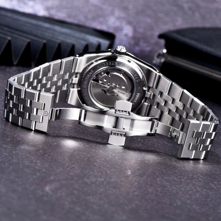 Pagani Design YS027 Automatic Watch – 3D Rhombus Dial, Miyota 8215, Sapphire Crystal