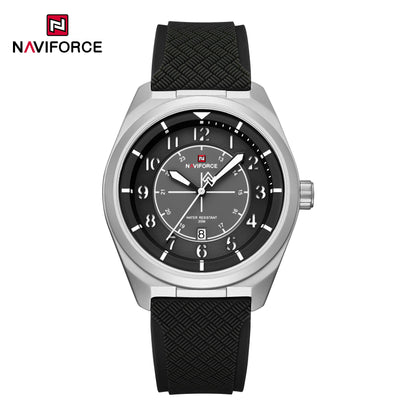NAVIFORCE NF9281T Men's Quartz Watch – Tactical Style, Shockproof, 30M Waterproof, Silicone Strap