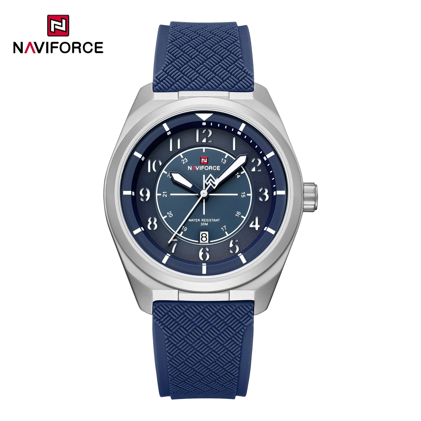 NAVIFORCE NF9281T Men's Quartz Watch – Tactical Style, Shockproof, 30M Waterproof, Silicone Strap