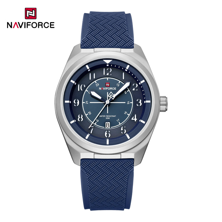 NAVIFORCE NF9281T Quartz Watch – Tactical Style, Shockproof, Silicone Strap