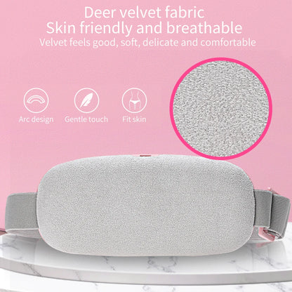 Almohadilla térmica Menstrual, cinturón de palacio cálido inteligente para aliviar el dolor de la cintura durante la menstruación, herramientas de masaje de cintura Abdominal