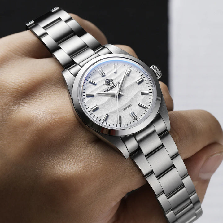 ADDIESDIVE AD2030 Quartz Dress Watch – 3D Sand Dial