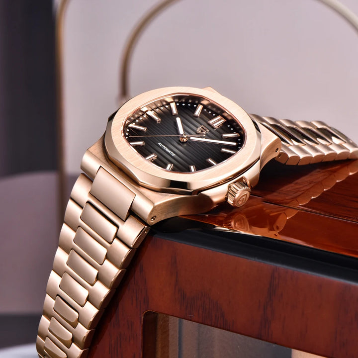 Pagani Design PD-1728 Automatic Watch – Rose Gold, Sapphire Crystal