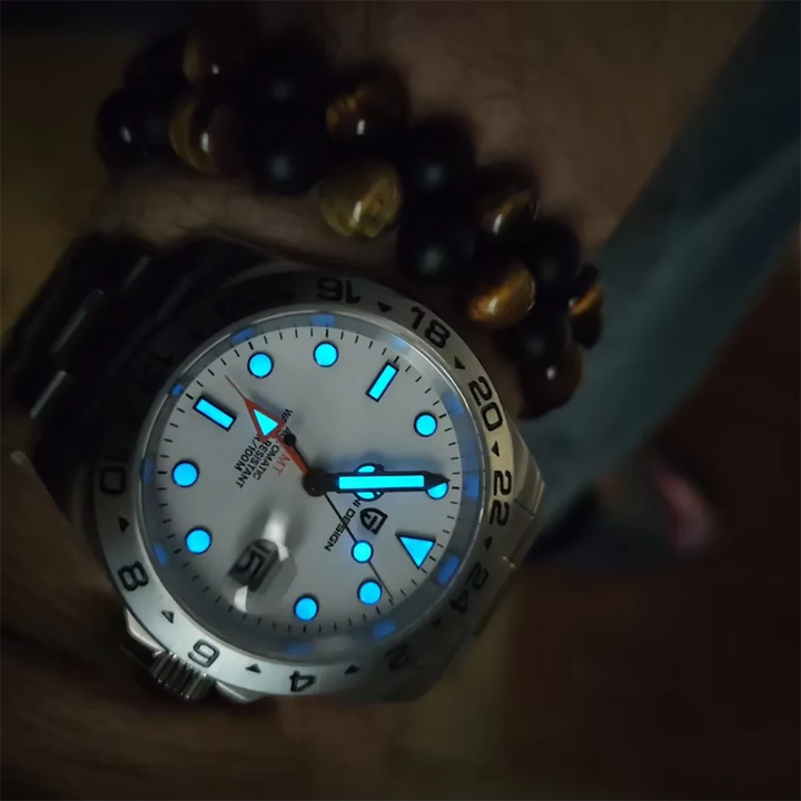 Pagani Design PD-1682 GMT Automatic Watch – Vintage, Sapphire Crystal