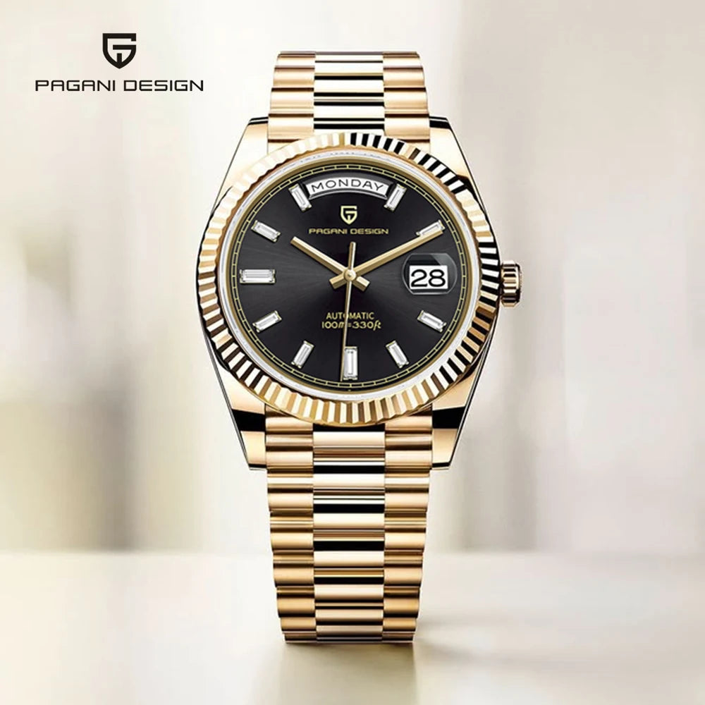 Pagani Design DD36 Men’s Automatic Watch – Seagull ST16 Movement, Sapphire Crystal, 100M Water Resistant