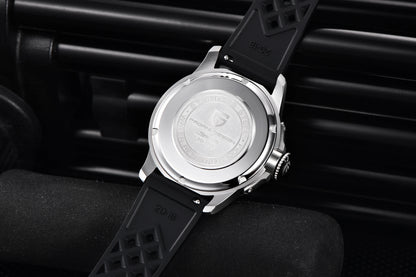 Pagani Design PD-1780 Men’s Quartz Watch – VH88 Movement, Ceramic Bezel, Sapphire Crystal, 100M Water Resistant
