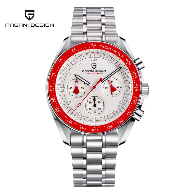Pagani Design PD-1701B Chronograph Watch – Moonwatch Tribute, Sapphire Crystal