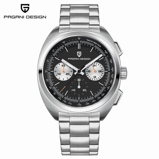 Pagani Design Men’s Quartz Chronograph Watch – Japan VK63 Movement, Sapphire Crystal, 100M Water Resistant