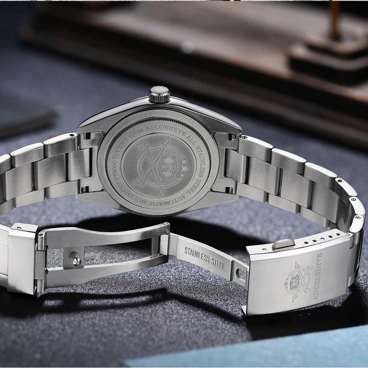 ADDIESDIVE AD2030 Quartz Dress Watch – 3D Sand Dial
