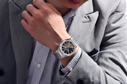 PAGANI DESIGN New Mechanical Hollow-Out Tourbillon Men's and woman's Watch Sport Elegant Sapphire Waterproof Watch Japan Movt 316L Steel Clock