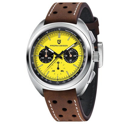 Pagani Design Men’s Quartz Chronograph Watch – Japan VK63 Movement, Sapphire Crystal, 100M Water Resistant