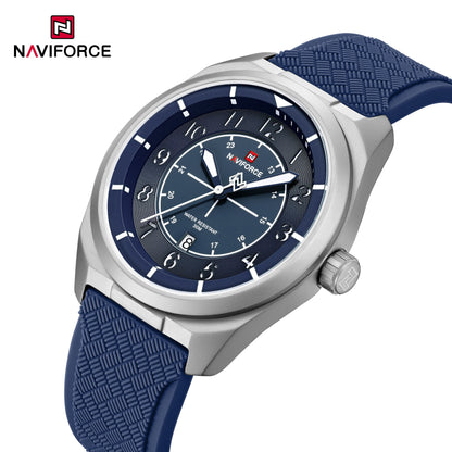 NAVIFORCE NF9281T Men's Quartz Watch – Tactical Style, Shockproof, 30M Waterproof, Silicone Strap