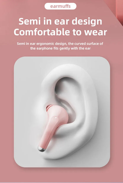 Lenovo-auriculares inalámbricos LP40 Pro con Bluetooth 5,1, dispositivo de audio de alta capacidad, diseño semiintrauditivo, Chip inteligente con micrófono