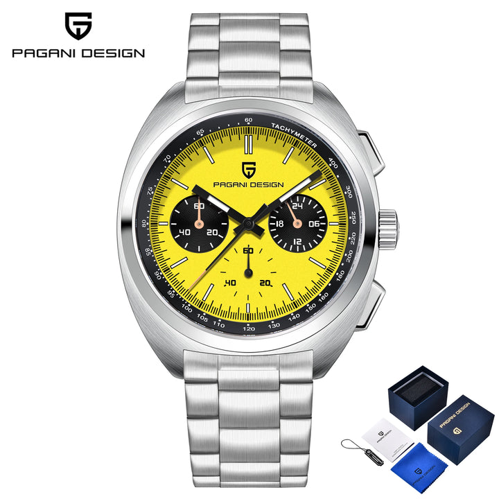 Pagani Design Quartz Chronograph Watch – Japan VK63 Movement, Sapphire Crystal