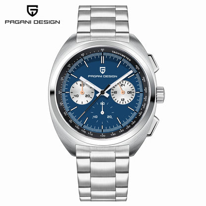 Pagani Design Men’s Quartz Chronograph Watch – Japan VK63 Movement, Sapphire Crystal, 100M Water Resistant