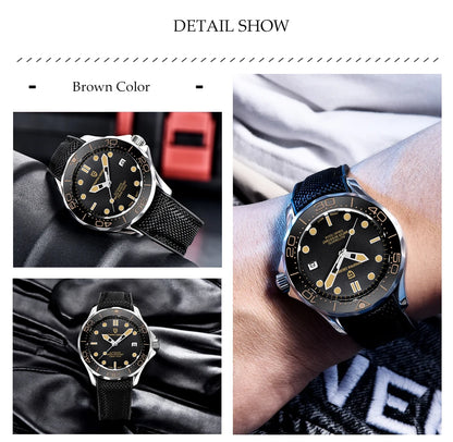 Pagani Design PD-1667 Men’s Automatic Watch – Ceramic Bezel, Sapphire Crystal, 100M Water Resistant