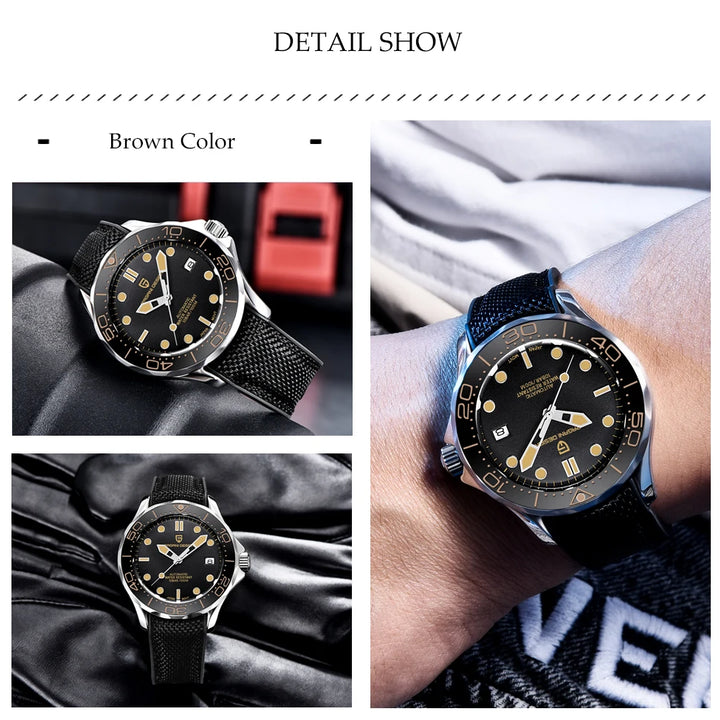 Pagani Design PD-1667 Automatic Watch – Ceramic Bezel, Sapphire Crystal