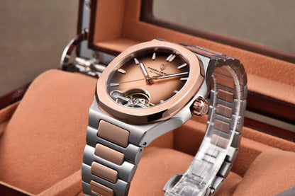 PAGANI DESIGN New Mechanical Hollow-Out Tourbillon Men's and woman's Watch Sport Elegant Sapphire Waterproof Watch Japan Movt 316L Steel Clock