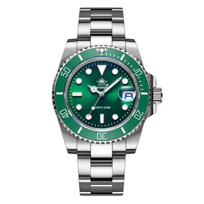 ADDIESDIVE Men’s Quartz Watch – Business & Sport, Waterproof, Stainless Steel