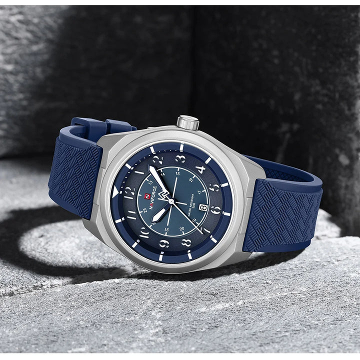 NAVIFORCE NF9281T Quartz Watch – Tactical Style, Shockproof, Silicone Strap