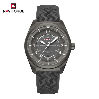 NAVIFORCE NF9281T Men's Quartz Watch – Tactical Style, Shockproof, 30M Waterproof, Silicone Strap