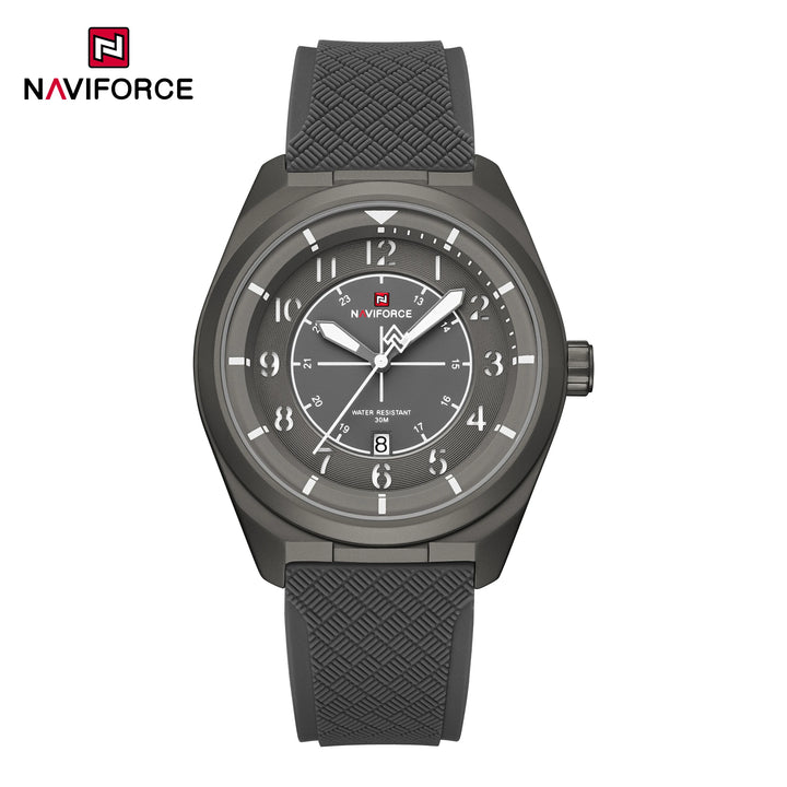 NAVIFORCE NF9281T Quartz Watch – Tactical Style, Shockproof, Silicone Strap