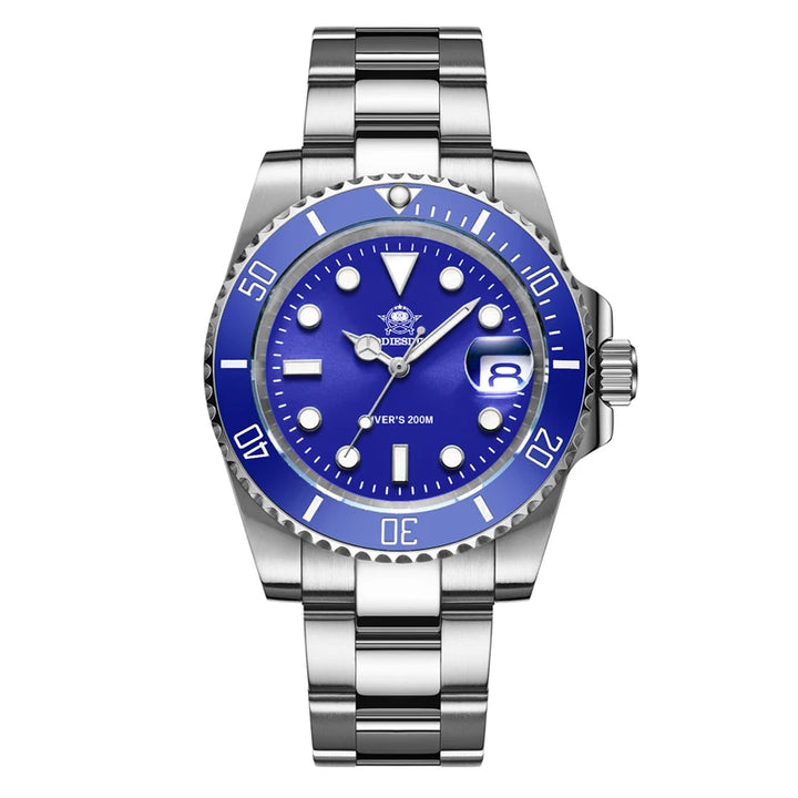 ADDIESDIVE Quartz Watch – Business & Sport, Waterproof, Stainless Steel