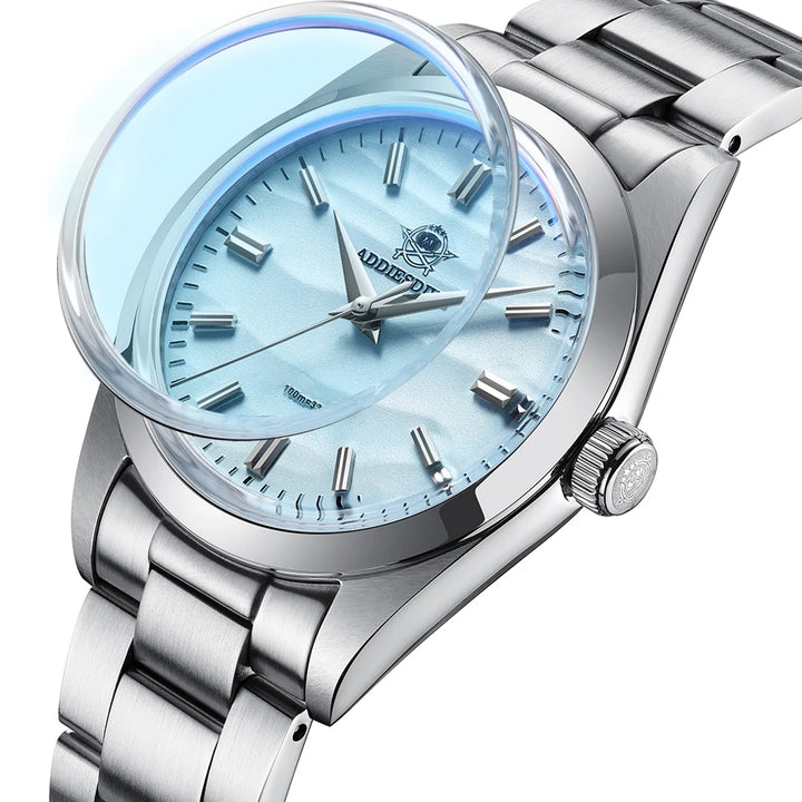 ADDIESDIVE AD2030 Quartz Dress Watch – 3D Sand Dial