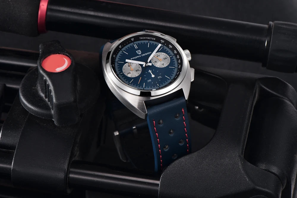 Pagani Design Men’s Quartz Chronograph Watch – Japan VK63 Movement, Sapphire Crystal, 100M Water Resistant