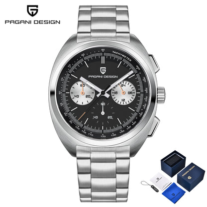Pagani Design Men’s Quartz Chronograph Watch – Japan VK63 Movement, Sapphire Crystal, 100M Water Resistant