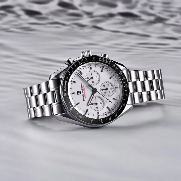 Pagani Design PD-1701B Chronograph Watch – Moonwatch Tribute, Sapphire Crystal