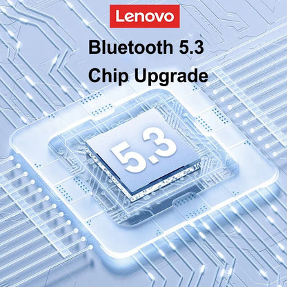 Lenovo-auriculares inalámbricos LP40 Plus, cascos con Bluetooth, reducción de ruido, 230mAh, HiFi estéreo, deportivos, con micrófono