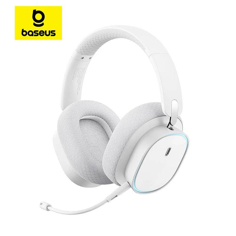 Auriculares para juegos Baseus GH02 con cable e inalámbricos, Bluetooth 5.3, controlador de 40 mm, RGB.
