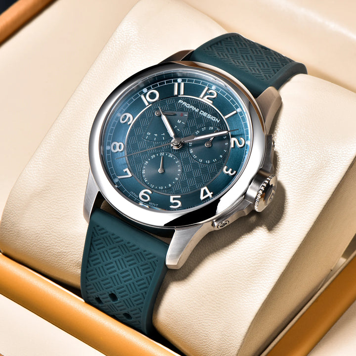 Pagani Design PD-1780 Quartz Watch – VH88 Movement, Ceramic Bezel, Sapphire Crystal