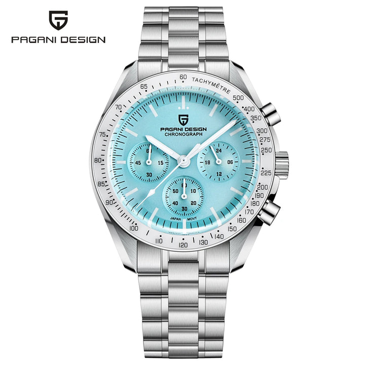 Pagani Design PD-1701B Chronograph Watch – Moonwatch Tribute, Sapphire Crystal