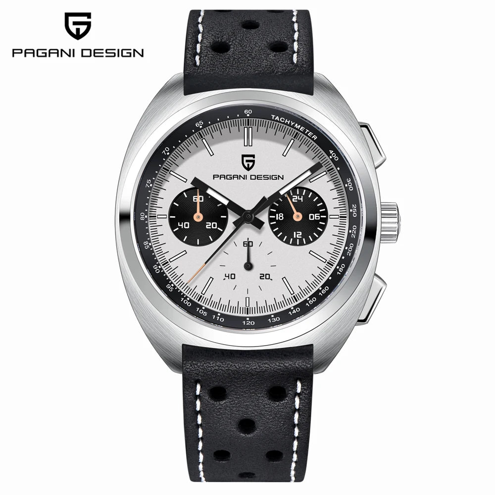 Pagani Design Men’s Quartz Chronograph Watch – Japan VK63 Movement, Sapphire Crystal, 100M Water Resistant