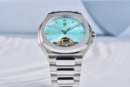 PAGANI DESIGN New Mechanical Hollow-Out Tourbillon Men's and woman's Watch Sport Elegant Sapphire Waterproof Watch Japan Movt 316L Steel Clock
