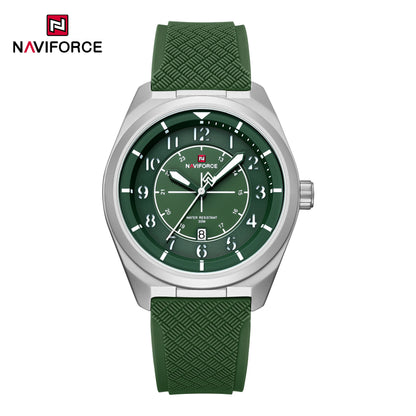 NAVIFORCE NF9281T Men's Quartz Watch – Tactical Style, Shockproof, 30M Waterproof, Silicone Strap