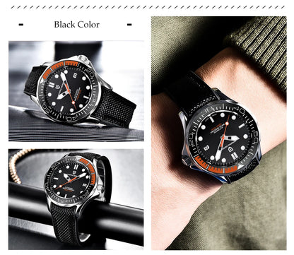 Pagani Design PD-1667 Men’s Automatic Watch – Ceramic Bezel, Sapphire Crystal, 100M Water Resistant