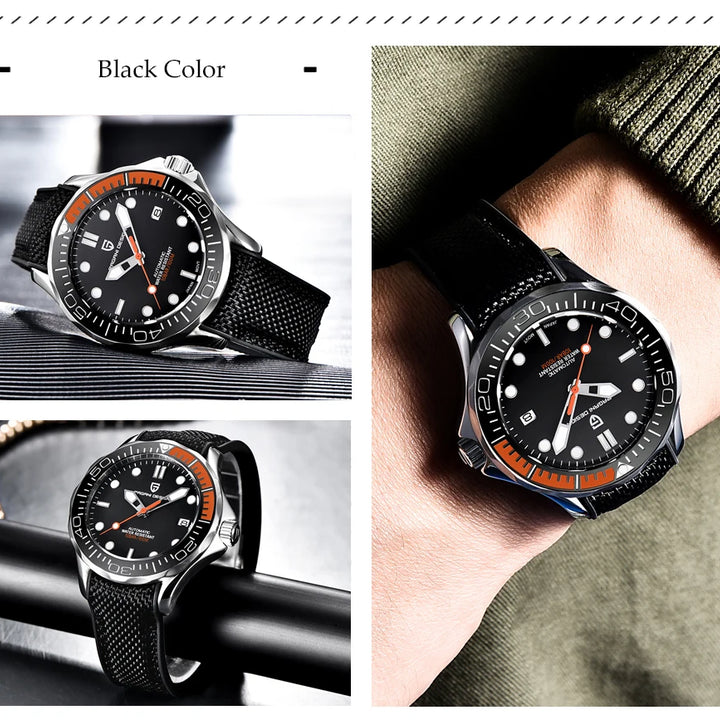 Pagani Design PD-1667 Automatic Watch – Ceramic Bezel, Sapphire Crystal