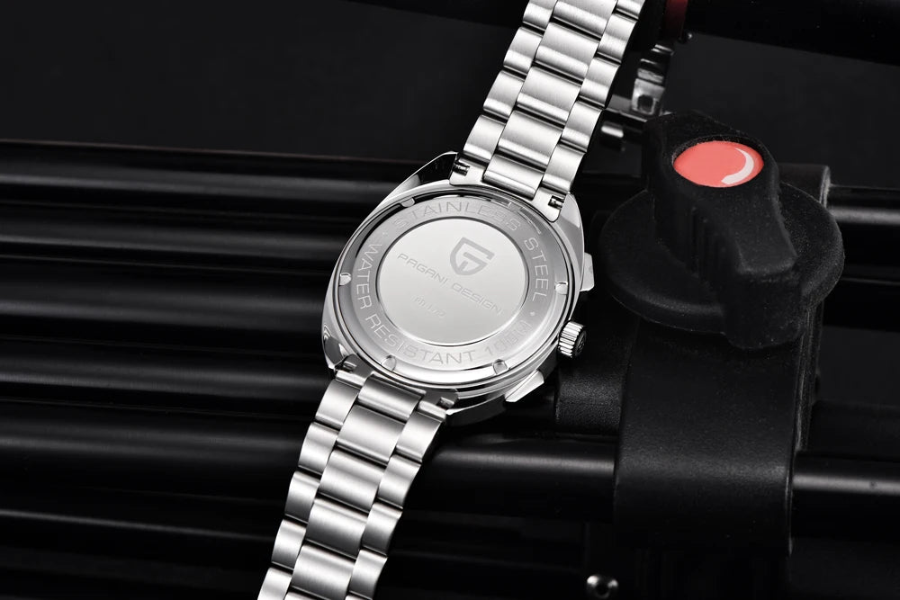 Pagani Design Men’s Quartz Chronograph Watch – Japan VK63 Movement, Sapphire Crystal, 100M Water Resistant