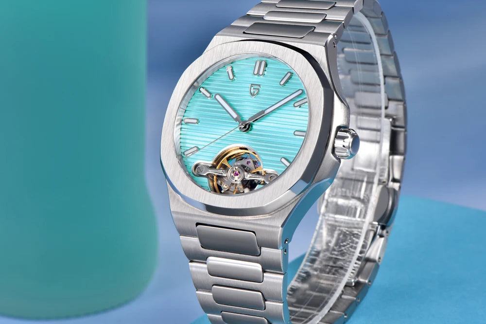 PAGANI DESIGN New Mechanical Hollow-Out Tourbillon Men's and woman's Watch Sport Elegant Sapphire Waterproof Watch Japan Movt 316L Steel Clock