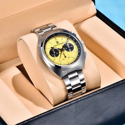Pagani Design Men’s Quartz Chronograph Watch – Japan VK63 Movement, Sapphire Crystal, 100M Water Resistant